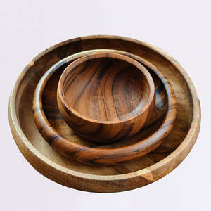 Tazón de Madera Natural ForestNest, Vajilla Rústica de Lujo Hecha a Mano para Cocina, Mesa de Comedor y Decoración del Hogar - Product Image 6