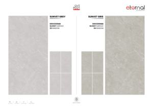 กระเบื้องพอร์ซเลนพรีเมียมทันสมัย ขนาด 60x120 ซม. 600x1200 มม. 24x48 นิ้ว ผิวมันเงา รูปแบบขนาดใหญ่ ดีไซน์สวยงาม สำหรับที่อยู่อาศัยและเชิงพาณิชย์ - Product Image 2