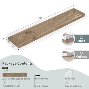 Cedar Wood <b>Rustic</b> Floating <b>Shelf</b> Distressed Antique Wholesale | Handcrafted - Product Image 6