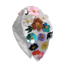 Colorful Sequin Knotted <b>Headband</b> Handmade Fashion Hair Accessory for Girls and Women Trendy Party Hairband India - Product Image 6