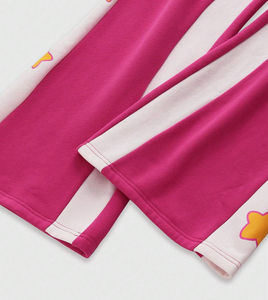 Conjunto de Sudadera con Capucha y Pantalones Deportivos Glory para Hombre, Diseño Personalizado con Estampado de Oso de Dibujos Animados y Arcoíris, 100% Algodón Felpa, Corte Regular - Product Image 5