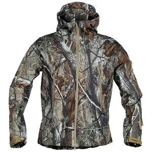 Chaqueta de Forro Polar con Logotipo Frontal, Estilo Piel de Tiburón, para Invierno, con Capucha, Impermeable, Cortavientos, Camuflaje, para Caza Táctica, Venta al Por Mayor - Product Image 5