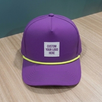 Casquette de golf personnalisée à 5 panneaux, visière pré-courbée, structurée, perforée, découpée au laser, OEM ODM, faible MOQ, vente en gros