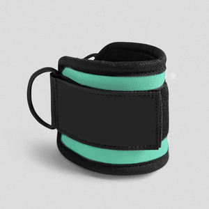 Sangles de cheville respirantes et réglables en Spandex et Nylon, rembourrées, pour une protection professionnelle unisexe, idéales pour les machines à câble de gym et le soutien pendant l'entraînement - Product Image 1