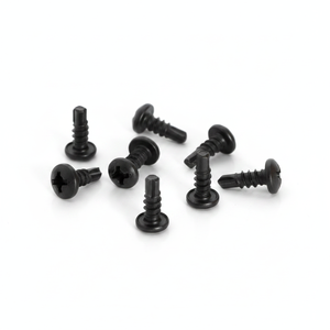 Vis à béton en acier au carbone revêtu noir - Tête cylindrique, entraînement Phillips, couple élevé, goujons d'ancrage pour maçonnerie (Grade 4.8 6.8 en pouces) PDC - Product Image 2