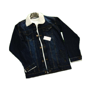 Chaqueta vaquera con Cuello de piel para hombre - Product Image 3