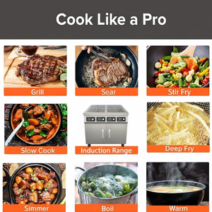 Thông Minh Chất Lượng Cao 4-Bếp Thẳng Đứng Nhà Bếp Thương Mại Cảm Ứng Nồi Bếp Cảm Ứng Bếp Điện Bếp Không Có Khí - Product Image 4