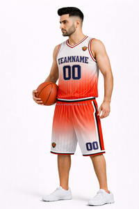 Uniforme de Baloncesto Personalizado para Adultos con Sublimación OEM, Impresión por Transferencia de Calor, 100% Poliéster, Secado Rápido y Transpirable para Deportes - Product Image 3