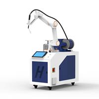 Robot de Soldadura Programable Gratuito, Cobot de 1800 mm para Vigas en I de Acero al Carbono, Brazo Automático para Construcción de Acero