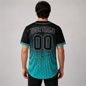 Maillot de baseball et tenue de softball en polyester durable, impression numérique sur mesure, service OEM personnalisé - Product Image 3