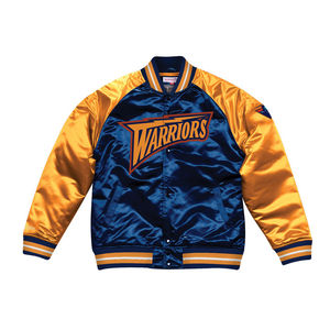 Chaqueta Bomber Varsity Personalizada al por Mayor, de Poliéster/Algodón Satinado, Unisex, Casual, de Primavera, con Logotipo Bordado en la Parte Delantera, Impermeable - Product Image 2