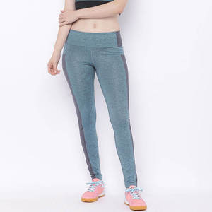 New Style Solid Women's <b>Leggings</b> High Waist Full Length Spandex/<b>Nylon</b> Quick Dry Breathable High Quality Low MOQ - Product Image 1