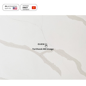 Dalle de quartz Jumbo NV807 3500x2000mm, dalle de pierre de quartz synthétique pour la fabrication hôtelière - Product Image 3