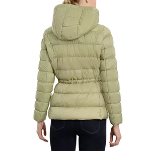 Veste d'hiver pour femmes, style doudoune, manteau chaud à capuche, léger, imperméable, vêtements décontractés pour l'extérieur, OEM ODM - Product Image 4