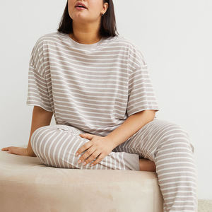 High Quality Hot Selling Suit Women's Sleepwear Set Trousers Lounge Wear Suit <b>Pajamas</b> Casual Night Two Piece - Product Image 2