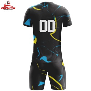 Uniformes de Fútbol Personalizados para Hombre de Verano - Secado Rápido, Transpirables, Antibacterianos, Protección UV, Tela 100% Poliéster - Product Image 5