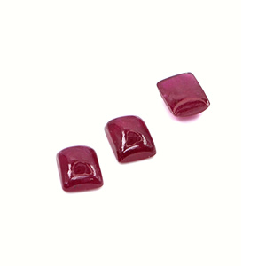 ทับทิมธรรมชาติจากกรุงเทพฯ ทรงคาโบชองยาวรูปทรงหมอน ขนาด 5x7 มม. ทับทิมธรรมชาติเม็ดเดี่ยวสำหรับทำเครื่องประดับ พร้อมใช้งาน - Product Image 4