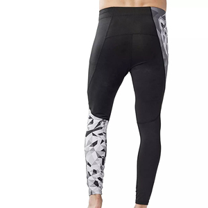 Leggings imprimés pour hommes, leggings de sport pour la course à pied et la gym, leggings de compression sur mesure avec poche pour garçons - Product Image 6