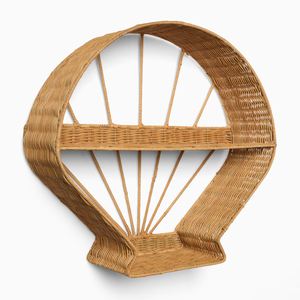 Étagère murale créative en rotin naturel avec tiroir pour salle de bain, chambre et cuisine, fabriquée au Vietnam - Product Image 2