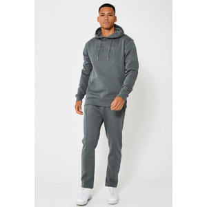 Ensemble de pantalons de survêtement à capuche en coton épais pour hommes Fit StreetWear Survêtement imprimé personnalisé - Product Image 1