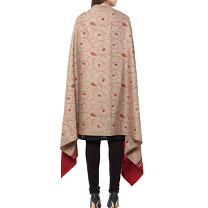 Wholesale Custom Made Long Winter Scarfs/Shawls <b>for</b> Adults Bulk Quantity Solid <b>Pattern</b> Wool Material High Quality Custom Shawls - Product Image 5