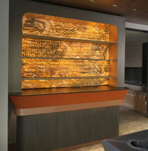 ตู้บาร์ไม้สักแท้คุณภาพพรีเมียม พร้อมช่องเก็บไวน์ Argmac และบานประตูแบบเรียบหรู สำหรับบ้านและพื้นที่พักผ่อน - Product Image 2