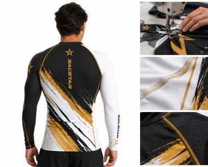 T-shirt de compression à manches longues pour homme, séchage rapide, pour MMA, BJJ, entraînement en salle de sport, sublimation personnalisée, respirant, tendance - Product Image 4