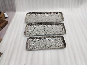 Plateau de service en aluminium de haute qualité avec finition polie pour table de luxe et présentation de traiteur - Product Image 2