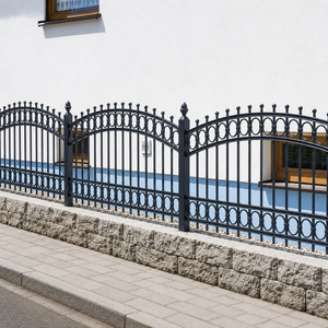 Panneaux de clôture en fer forgé sur mesure : Clôtures métalliques décoratives forgées à la main pour la sécurité résidentielle et une vie extérieure élégante - Product Image 2