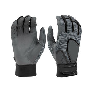 Gants de frappe de baseball personnalisables en cuir respirant et léger, conception OEM, durables, antidérapants, pour droitier/gaucher, pour adulte - Product Image 1