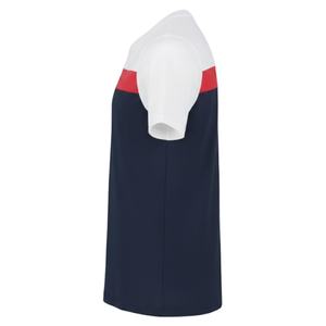 เสื้อยืดคอกลมแขนสั้นผู้ชายสีบล็อกสไตล์ลำลองสำหรับฤดูร้อน - Product Image 2