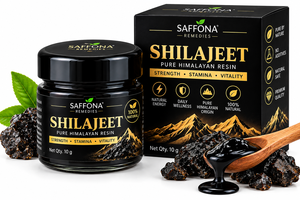 Saffona Shilajeet Pure <b>Himalayan</b> Resin Natural Mineral Resin 10g Premium Herbal Product - Product Image 1