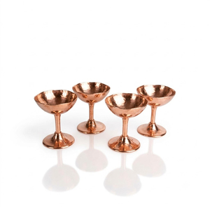 Copper Ice Cream Bowl Metal Dessert Coupe Glass Wholesale Stainless Steel <b>Sundae</b> Cup Stemmed Sorbet <b>Dish</b> for Restaurant & Hotel - Product Image 3