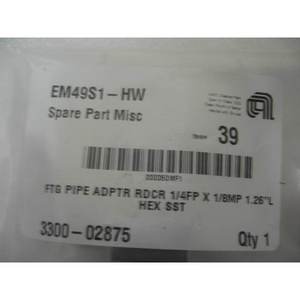 อะแดปเตอร์ลดขนาดท่อ AMAT 3300-02875 1/4fp - อุปกรณ์และอะไหล่เซมิคอนดักเตอร์ระดับโลกที่เชื่อถือได้ - Product Image 2