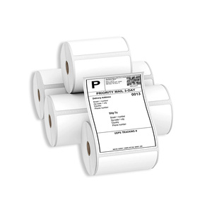 4x6出荷ラベルシート配送ラベルサーマルステッカー紙サーマルプリンターラベル紙 - Product Image 1