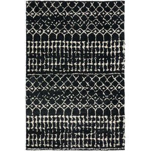 Tapis en laine marocaine tissé charbon de bois abstrait moderne PihueCreations217 pour salon et chambre à coucher tapis et ensembles - Product Image 5