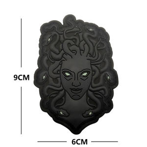 Custom Eco Friendly PVC Patch Soft Rubber Cartoon Animal Iron On Adhesive Patch for Clothing Hats Bags Phone <b>Cases</b> DIY Garment - Product Image 4