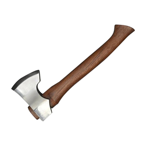 Outdoor Mini <b>Axe</b> With Reliable Steel Head And Wooden Handle For <b>Camping</b> Hiking Bushcraft Garden Work Wood Chopping And Daily Out - Product Image 2