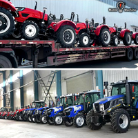Traktor Pertanian Mollik 4WD Penggerak Gigi Mesin Diesel 4 Silinder 70-120HP Kendaraan Utilitas Pertanian Berkinerja Tinggi