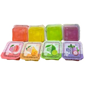 Pudín de gelatina con sabor a frutas Halal, marca privada, al por mayor, con Nata de Coco, en caja, snacks de gelatina de coco - Product Image 3