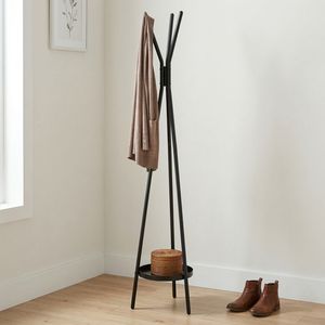 Soporte de ropa de metal independiente moderno, organizador de almacenamiento de muebles para el hogar OEM para el hogar, lavandería, diseño de entrada, Shopee Factory - Product Image 1