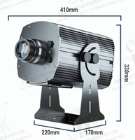 Projecteur CRANE 300W de qualité industrielle, affichage analogique/numérique HD, AC90-305V, lentille à double revêtement, étanche IP67, portée de 1000 mètres