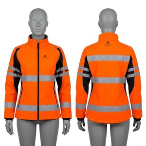 <b>Waterproof</b> Reflective Winter Safety Jacket Men's Hi Vis Workwear Construction Security Worker Windproof Jacket 2026 - Product Image 3