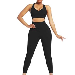 Conjuntos deportivos de 2 piezas para mujer, para yoga, correr, entrenamiento, gimnasio, fitness, shorts y sujetador sin costuras, conjuntos de entrenamiento para mujer - Product Image 2