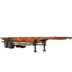 <span class=keywords><strong>Semirremolque</strong></span> <span class=keywords><strong>de</strong></span> Plataforma Plana <span class=keywords><strong>de</strong></span> 30 Toneladas para Trabajo Pesado con Bloqueo <span class=keywords><strong>de</strong></span> Contenedores, para Operaciones Portuarias y Transporte <span class=keywords><strong>de</strong></span> Contenedores - Product Image 1