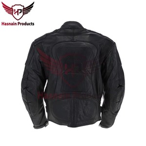 Blouson en cuir véritable noir pour homme, asymétrique, style motard, en cuir de vachette, avec poitrine rembourrée, boucle Sunburst, sangle, vêtement d'extérieur d'hiver personnalisé - Product Image 4