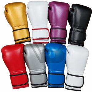 Factory Custom Breathable Unisex Kick Boxing <b>Gloves</b> High Quality Leather Lace-Up Closure <b>Moisture</b> Wicking Pro Training Laced - Product Image 2