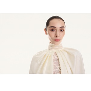 New Collection <b>Women's</b> <b>Coats</b> ALLISTA COCOON <b>CAPE</b> ODM 89% Triacetate 11% Polyester Regular MIDI Winter <b>Coats</b> For Ladies <b>Women</b> - Product Image 2