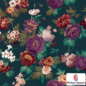 Fabricant de tissus imprimés numériquement en polyester doux personnalisés pour robes, vêtements et produits textiles de maison - Product Image 6