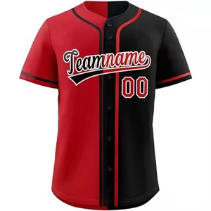 Nouveau design 2026 – Maillot de baseball confortable, uniforme sportif, t-shirt de baseball par sublimation, séchage rapide, maillots de baseball vierges et unis - Product Image 3